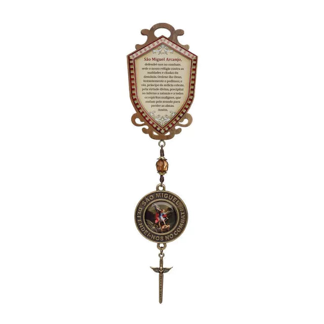 Adorno De Porta Escudo Mdf Sao Miguel - Hesed