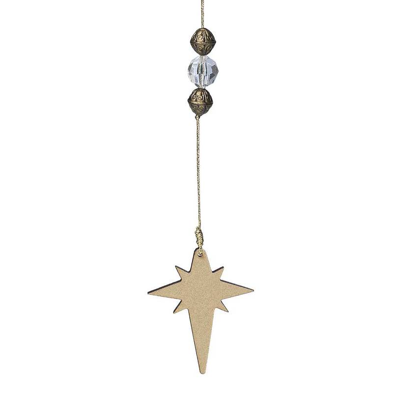 Adorno De Porta Natal Sagrada Familia C/Fio Dourado - Hesed
