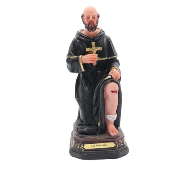 Imagem Sao Peregrino Resina 12,5cm - Hesed