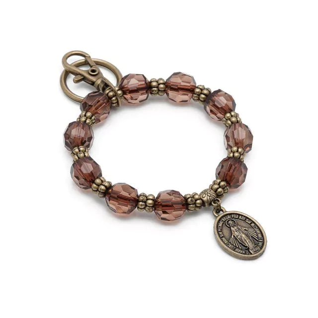 Chaveiro Pulseira Dezena Nossa Senhora Das Gracas - Hesed