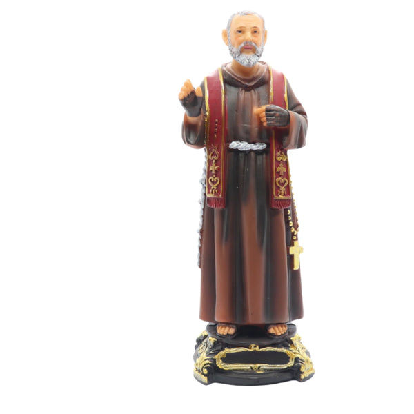 Imagem Sao Padre Pio Resina 20cm - Hesed