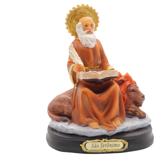 Imagem Sao Jeronimo Resina 12,5cm - Hesed