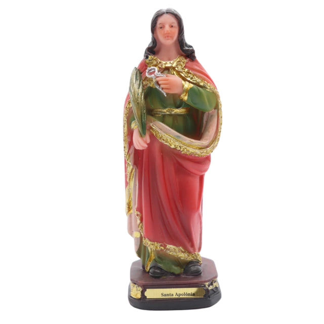 Imagem Santa Apolonia Resina 12,5 Cm - Hesed