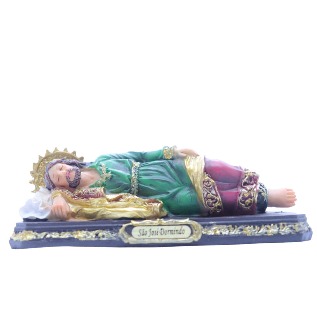 Imagem Sao Jose Dormindo Resina 12,5cm - Hesed