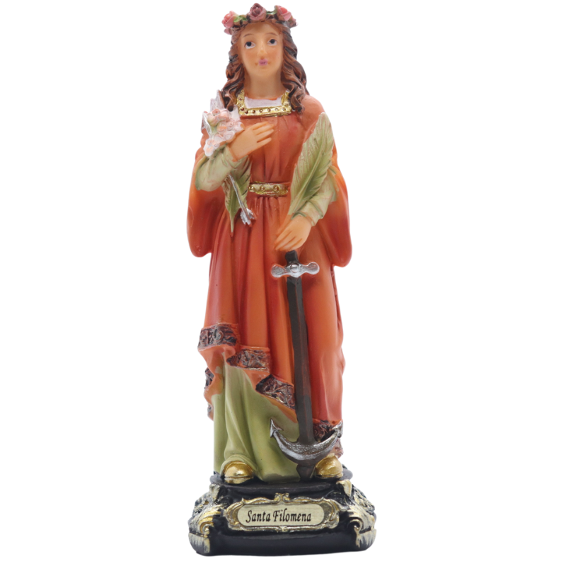 Imagem Santa Filomena Resina 12,5cm - Hesed