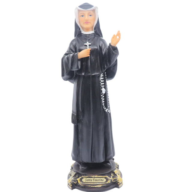 Imagem Santa Faustina Resina 30cm - Hesed