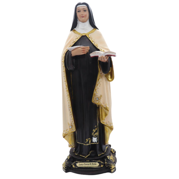 Imagem Santa Teresa D Avila Resina 30cm - Hesed