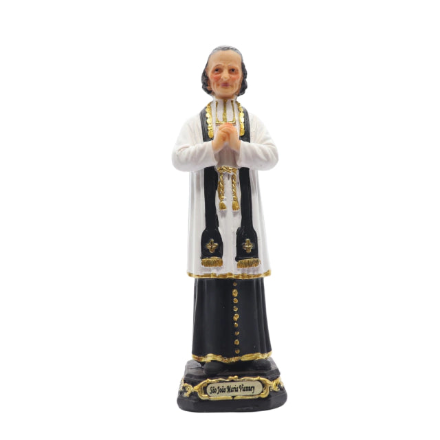 Imagem Sao Joao Maria Vianney Resina 12,5cm - Hesed