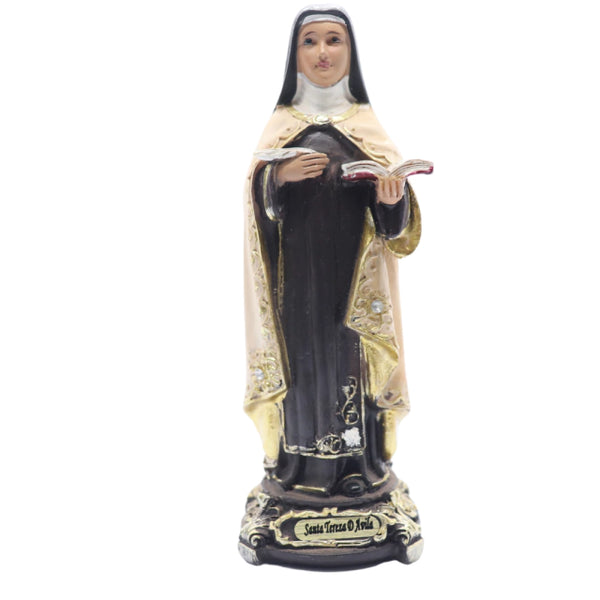 Imagem Santa Tereza D Avila Resina 12,5cm - Hesed