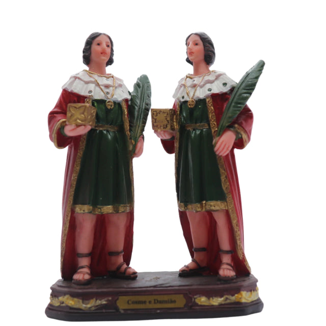 Imagem Cosme E Damiao Resina 12,5cm - Hesed