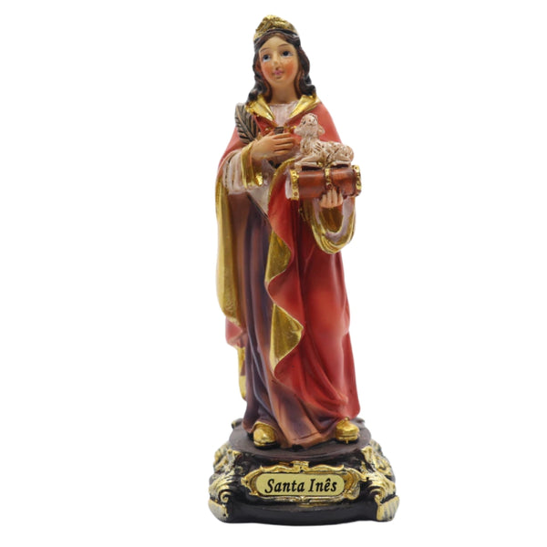 Imagem Santa Ines Resina 12,5cm - Hesed