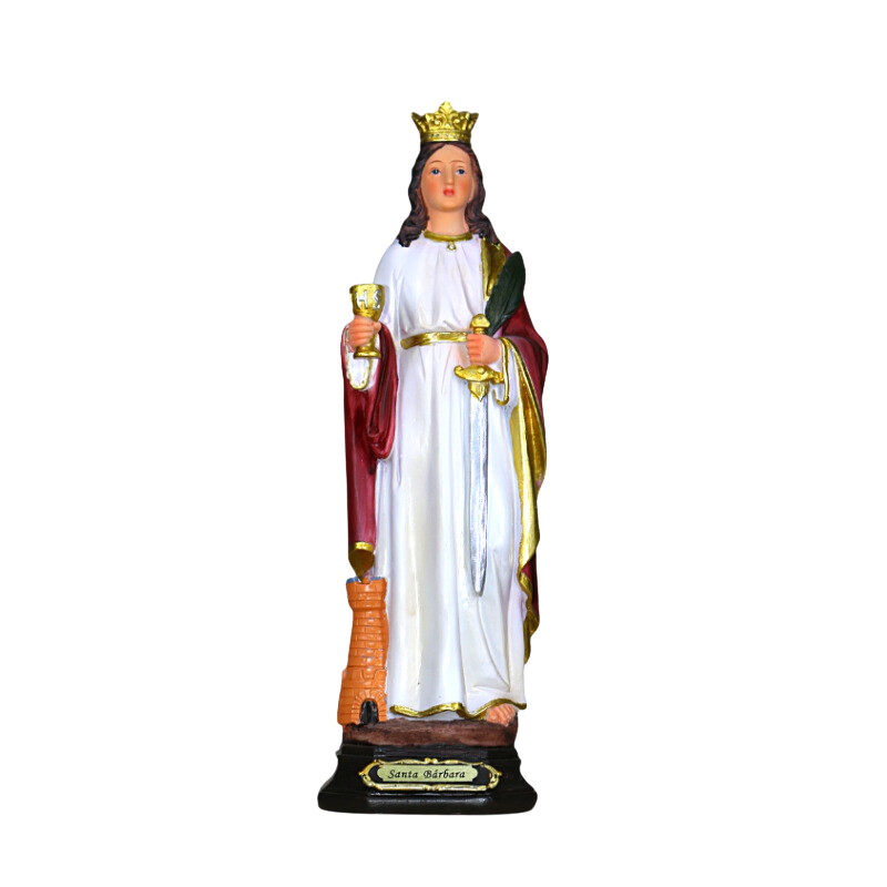 Imagem Santa Barbara Resina 21cm - Hesed