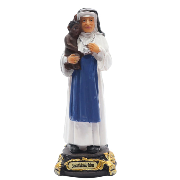 Imagem Santa Irma Dulce C/Menino Resina 12,5 Cm - Hesed